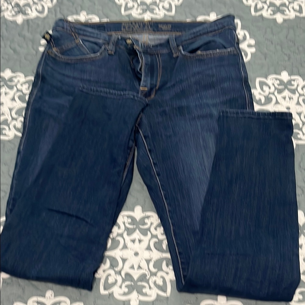 Rock & Republic Blue Straight Leg Jeans